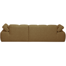 Laden Sie das Bild in den Galerie-Viewer, MOJO CHAISE LONGUE SOFA RIGHT BOUCLE YELLOW BROWN MELANGE
