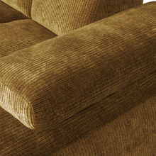 Laden Sie das Bild in den Galerie-Viewer, MOJO CHAISE LONGUE SOFA RIGHT RIB FABRIC HONEY YELLOW