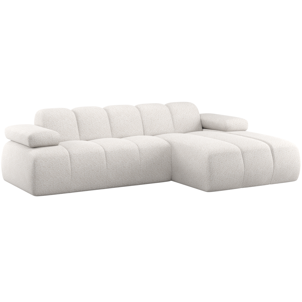 MOJO CHAISE LONGUE SOFA RIGHT WOOLLY ECRU