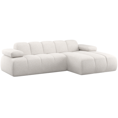 MOJO CHAISE LONGUE SOFA RIGHT WOOLLY ECRU