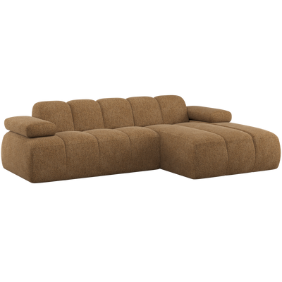 MOJO CHAISE LONGUE SOFA RIGHT WOOLLY HONEY YELLOW
