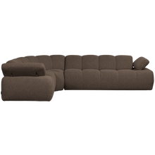 Laden Sie das Bild in den Galerie-Viewer, MOJO CORNER SOFA LEFT BOUCLE BROWN MELANGE