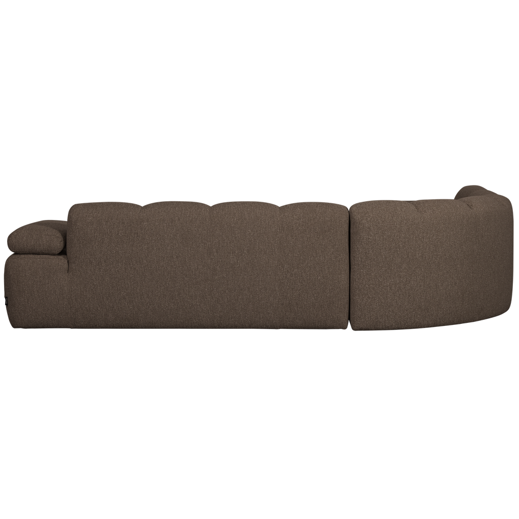 MOJO CORNER SOFA LEFT BOUCLE BROWN MELANGE
