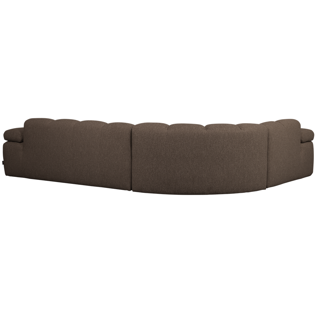 MOJO CORNER SOFA LEFT BOUCLE BROWN MELANGE