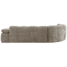 Laden Sie das Bild in den Galerie-Viewer, MOJO CORNER SOFA LEFT RIB FABRIC DARK SAND