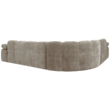 Laden Sie das Bild in den Galerie-Viewer, MOJO CORNER SOFA LEFT RIB FABRIC DARK SAND