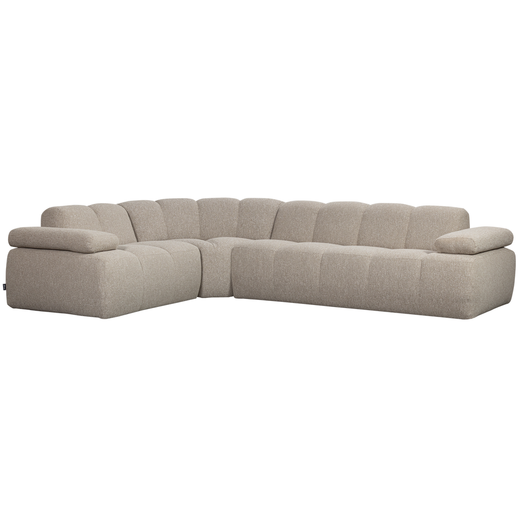 MOJO CORNER SOFA LEFT BOUCLE BEIGE MELANGE