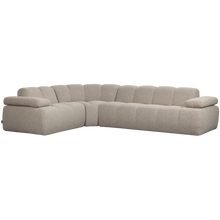 Laden Sie das Bild in den Galerie-Viewer, MOJO CORNER SOFA LEFT BOUCLE BEIGE MELANGE