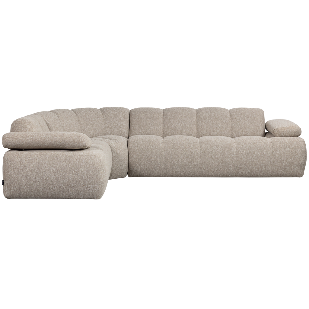 MOJO CORNER SOFA LEFT BOUCLE BEIGE MELANGE