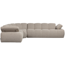 Laden Sie das Bild in den Galerie-Viewer, MOJO CORNER SOFA LEFT BOUCLE BEIGE MELANGE