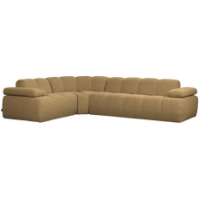 Load image into Gallery viewer, MOJO CORNER SOFA LEFT BOUCLE YELLOW/BROWN MELANGE MELANGE