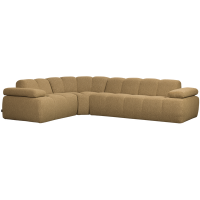 MOJO CORNER SOFA LEFT BOUCLE YELLOW/BROWN MELANGE MELANGE