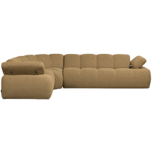 Load image into Gallery viewer, MOJO CORNER SOFA LEFT BOUCLE YELLOW/BROWN MELANGE MELANGE