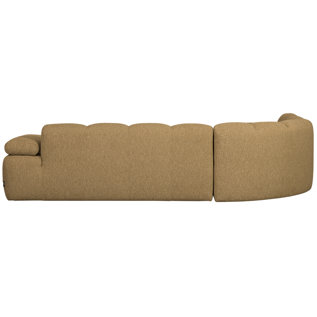 MOJO CORNER SOFA LEFT BOUCLE YELLOW/BROWN MELANGE MELANGE