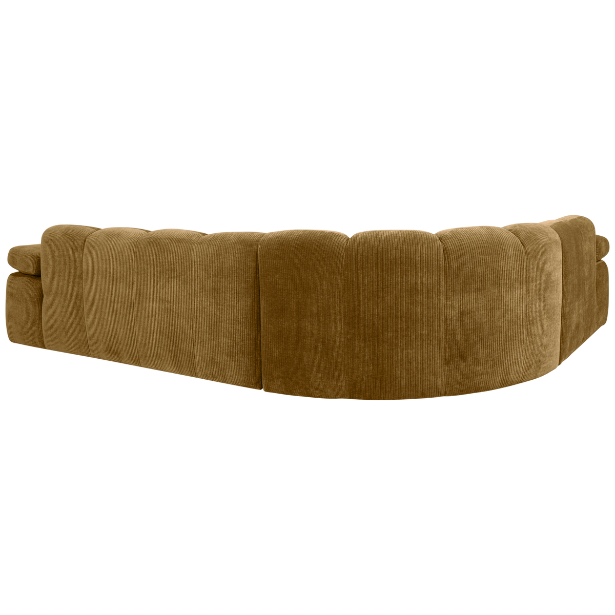 MOJO CORNER SOFA LEFT RIB FABRIC HONEY YELLOW