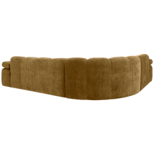 Laden Sie das Bild in den Galerie-Viewer, MOJO CORNER SOFA LEFT RIB FABRIC HONEY YELLOW