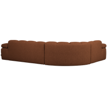 Load image into Gallery viewer, MOJO CORNER SOFA LEFT BOUCLE RUST BROWN MELANGE