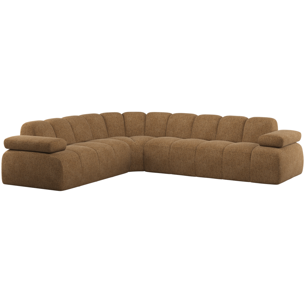 MOJO CORNER SOFA LEFT WOOLLY HONEY YELLOW