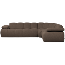 Load image into Gallery viewer, MOJO CORNER SOFA RIGHT BOUCLE BROWN MELANGE