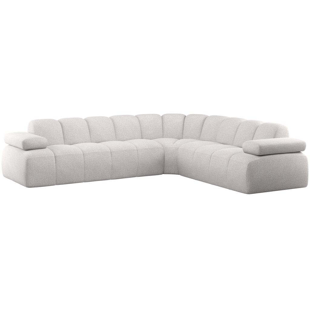 MOJO CORNER SOFA RIGHT BOUCLE ECRU MELANGE