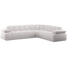 Laden Sie das Bild in den Galerie-Viewer, MOJO CORNER SOFA RIGHT BOUCLE ECRU MELANGE