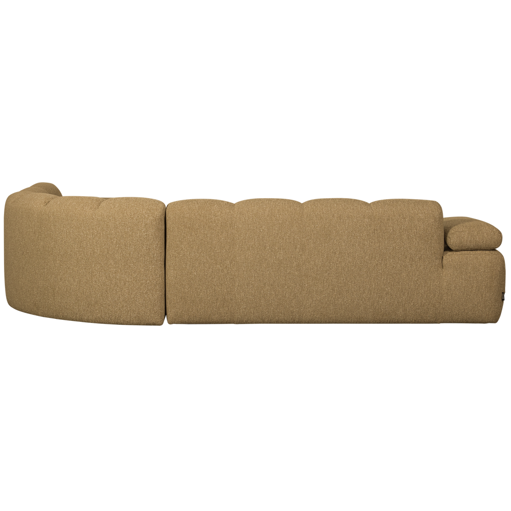 MOJO CORNER SOFA RIGHT BOUCLE YELLOW/BROWN MELANGE MELANGE