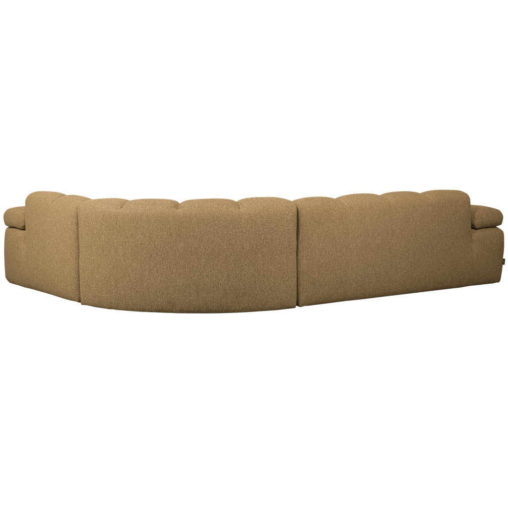 MOJO CORNER SOFA RIGHT BOUCLE YELLOW/BROWN MELANGE MELANGE