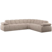 Laden Sie das Bild in den Galerie-Viewer, MOJO CORNER SOFA RIGHT WOOLLY DARK SAND