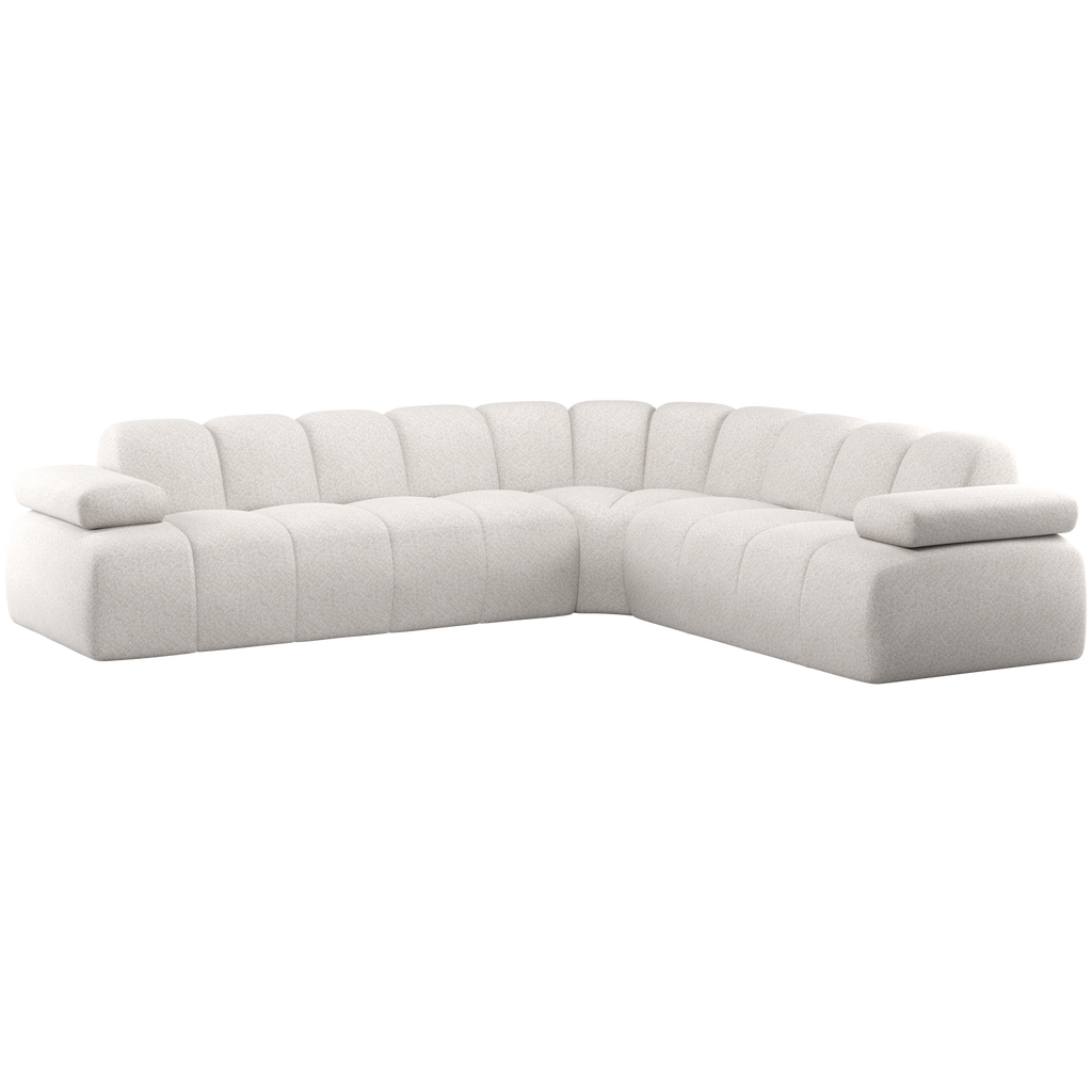 MOJO CORNER SOFA RIGHT WOOLLY ECRU