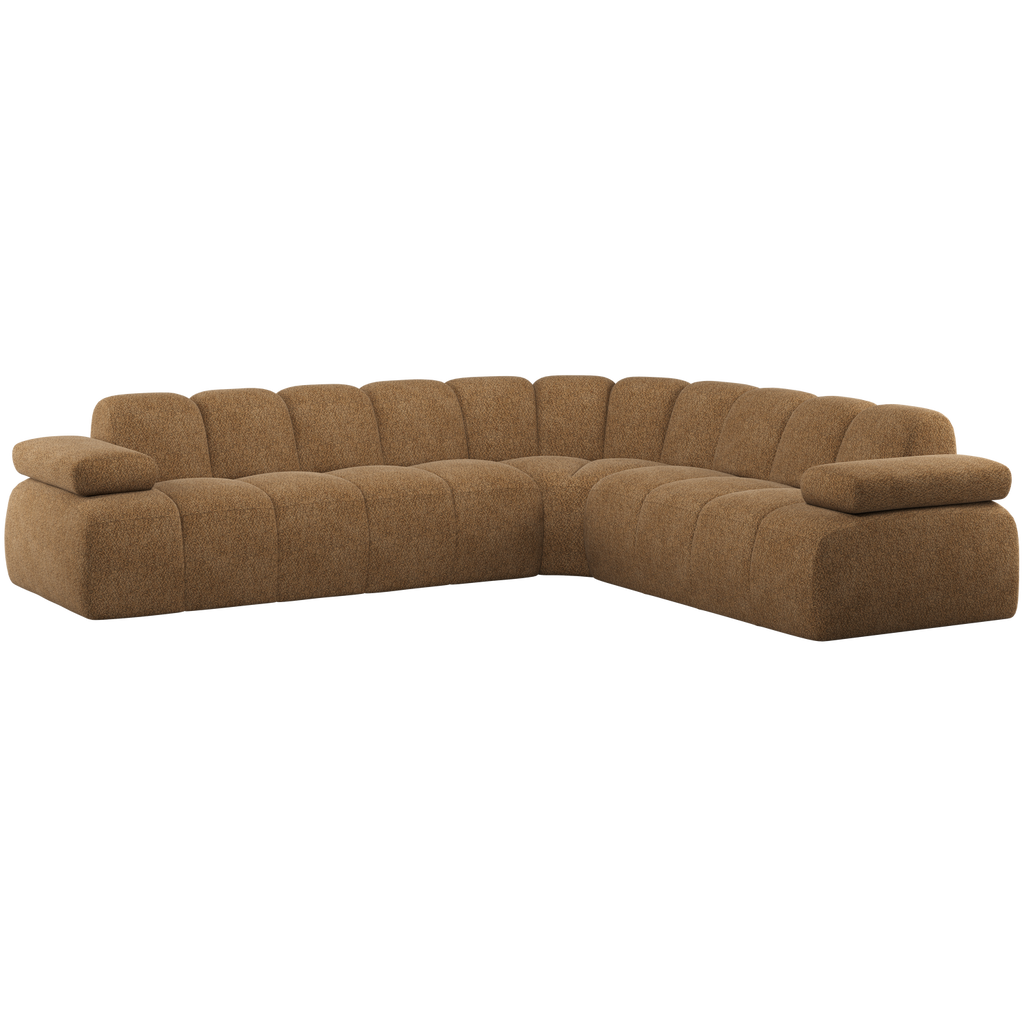 MOJO CORNER SOFA RIGHT WOOLLY HONEY YELLOW