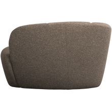 Laden Sie das Bild in den Galerie-Viewer, MOJO 2-SEATER BENCH LEFT BOUCLE BROWN MELANGE