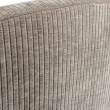 Carica l'immagine nel visualizzatore di Gallery, MOJO 2-SEATER BENCH LEFT RIB FABRIC DARK SAND