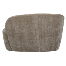Carica l'immagine nel visualizzatore di Gallery, MOJO 2-SEATER BENCH LEFT RIB FABRIC DARK SAND