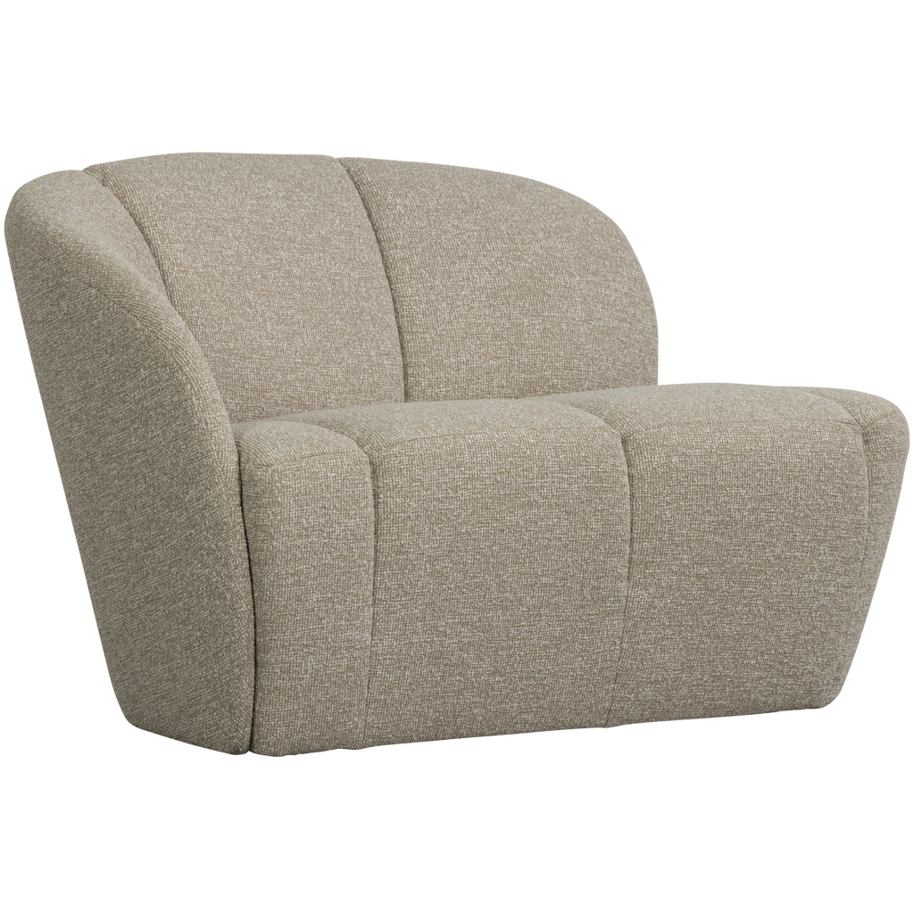 MOJO 2-SEATER BENCH LEFT BOUCLE BEIGE MELANGE