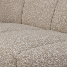 Laden Sie das Bild in den Galerie-Viewer, MOJO 2-SEATER BENCH LEFT BOUCLE BEIGE MELANGE