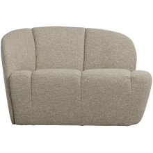 Laden Sie das Bild in den Galerie-Viewer, MOJO 2-SEATER BENCH LEFT BOUCLE BEIGE MELANGE