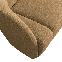 Laden Sie das Bild in den Galerie-Viewer, MOJO 2-SEATER BENCH LEFT BOUCLE YELLOW/BROWN MELANGE MELANGE