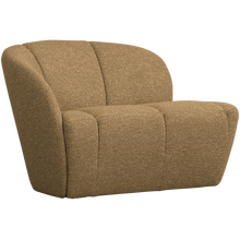 Laden Sie das Bild in den Galerie-Viewer, MOJO 2-SEATER BENCH LEFT BOUCLE YELLOW/BROWN MELANGE MELANGE