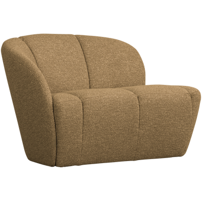 MOJO 2-SEATER BENCH LEFT BOUCLE YELLOW/BROWN MELANGE MELANGE
