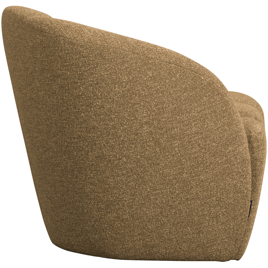 MOJO 2-SEATER BENCH LEFT BOUCLE YELLOW/BROWN MELANGE MELANGE