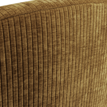 Laden Sie das Bild in den Galerie-Viewer, MOJO 2-SEATER BENCH LEFT RIB FABRIC HONEY YELLOW