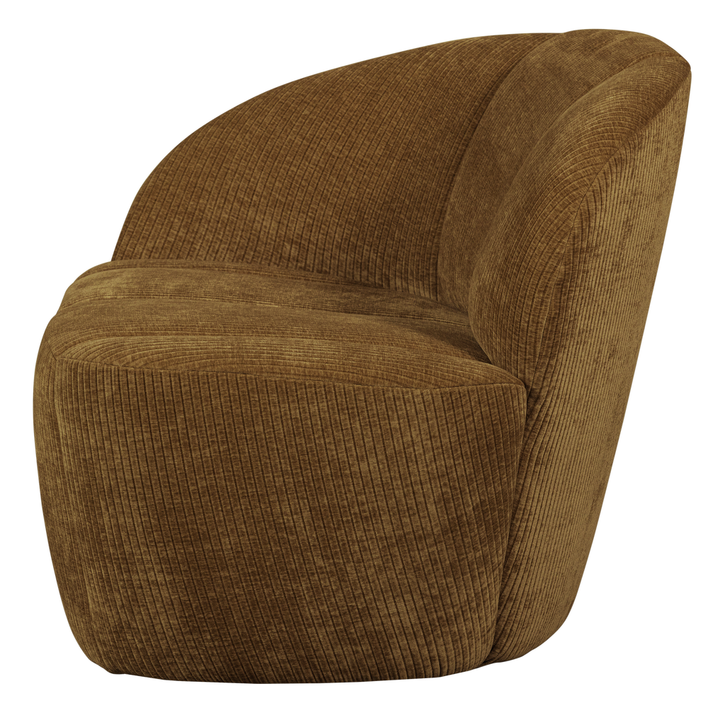 MOJO 2-SEATER BENCH LEFT RIB FABRIC HONEY YELLOW