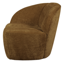 Laden Sie das Bild in den Galerie-Viewer, MOJO 2-SEATER BENCH LEFT RIB FABRIC HONEY YELLOW