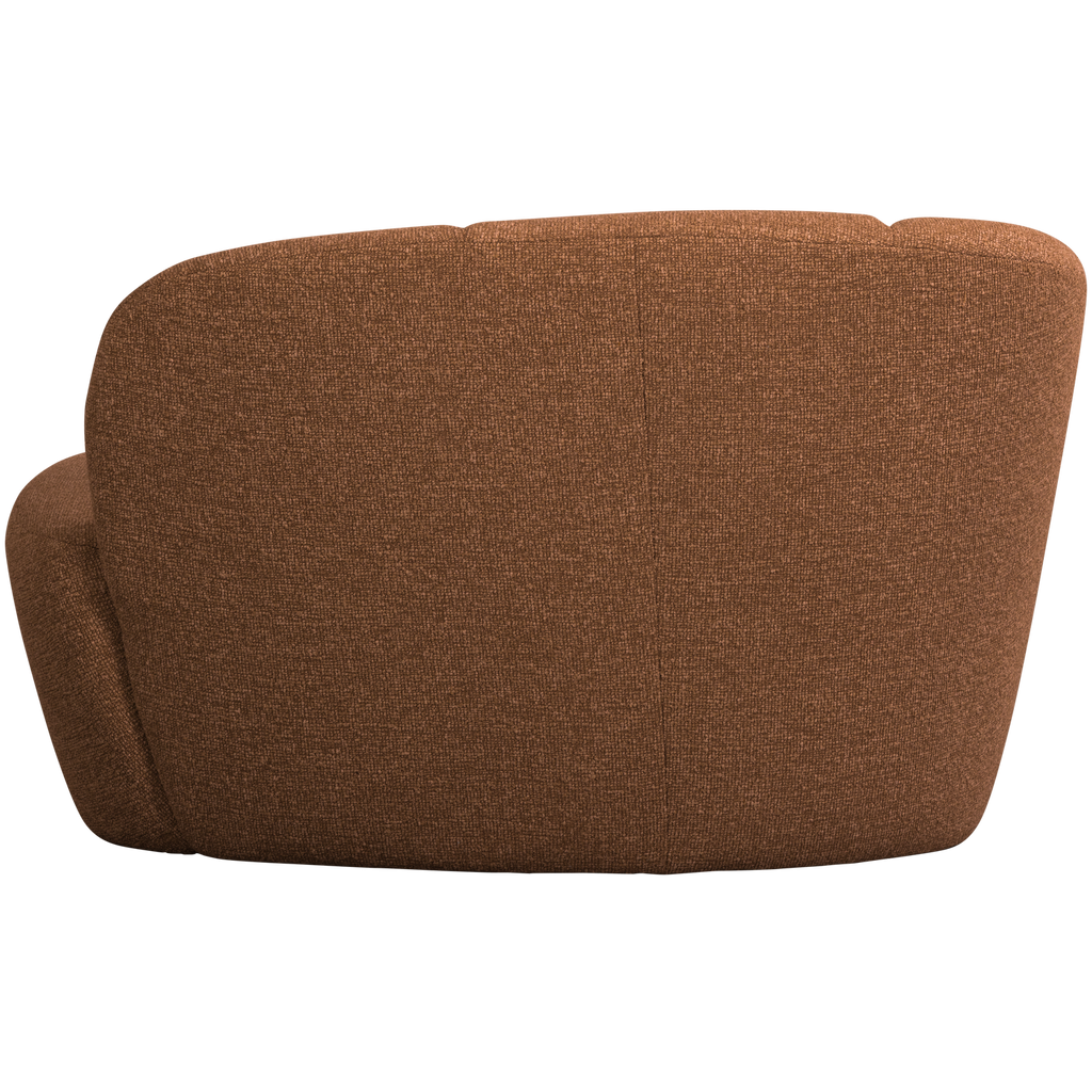 MOJO 2-SEATER BENCH LEFT BOUCLE RUST BROWN MELANGE