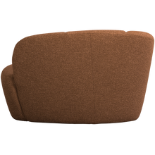 Laden Sie das Bild in den Galerie-Viewer, MOJO 2-SEATER BENCH LEFT BOUCLE RUST BROWN MELANGE