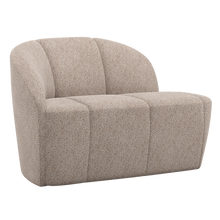 Laden Sie das Bild in den Galerie-Viewer, MOJO 2-SEATER BENCH LEFT WOOLLY DARK SAND