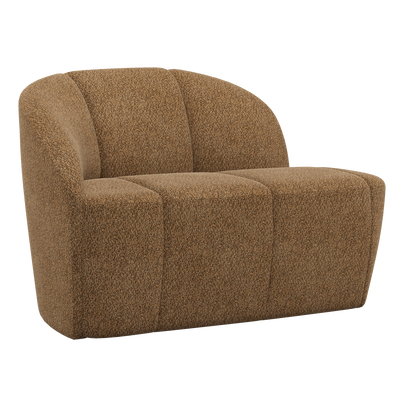 MOJO 2-SEATER BENCH LEFT WOOLLY HONEY YELLOW