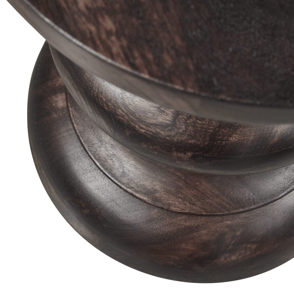 JONAH SIDE TABLE MANGO WOOD DARK BROWN 42xO30CM