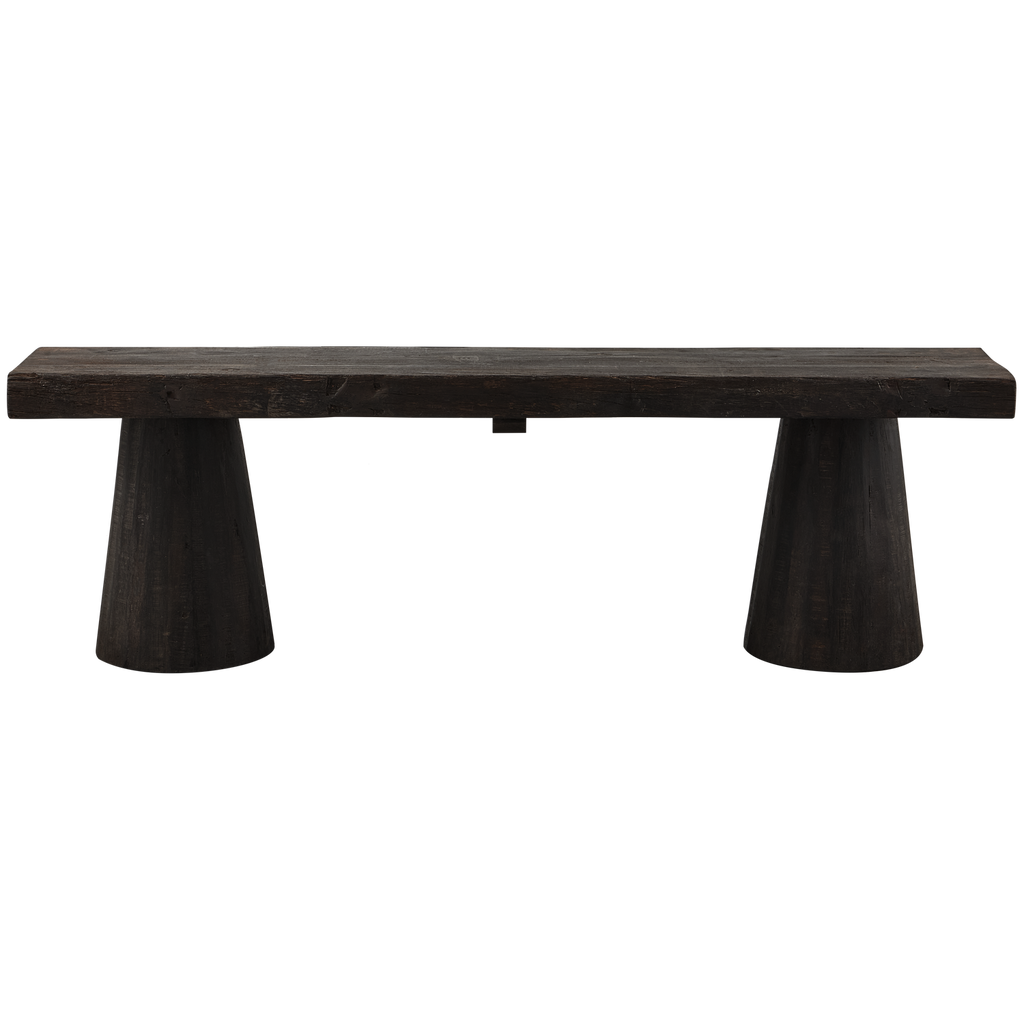 CLYDE BENCH MANGO WOOD DARK BROWN