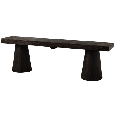 CLYDE BENCH MANGO WOOD DARK BROWN